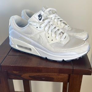 Nike AirMax 90 Enjoy Life custom design white and off white w clear sole